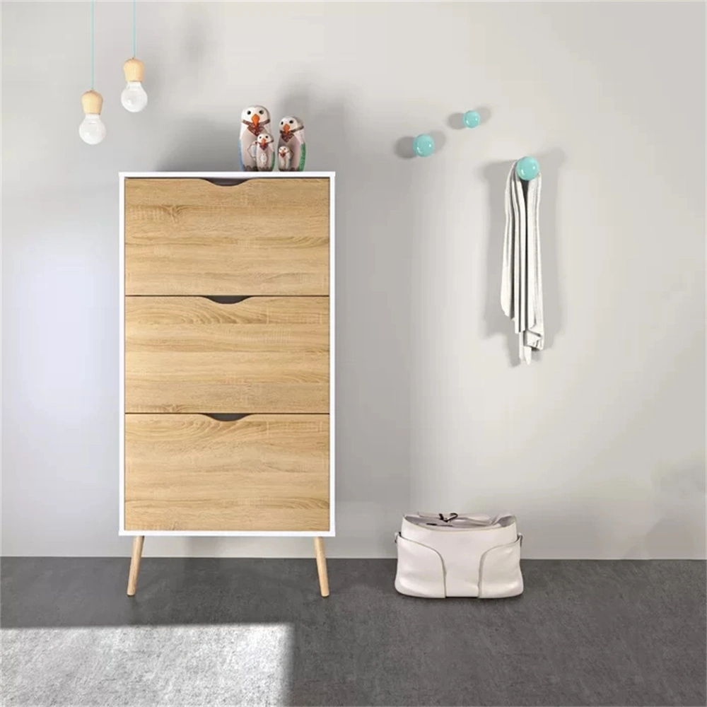 Popular Home Furniture Door Side Wooden Simple Shoe Cabinet Rack