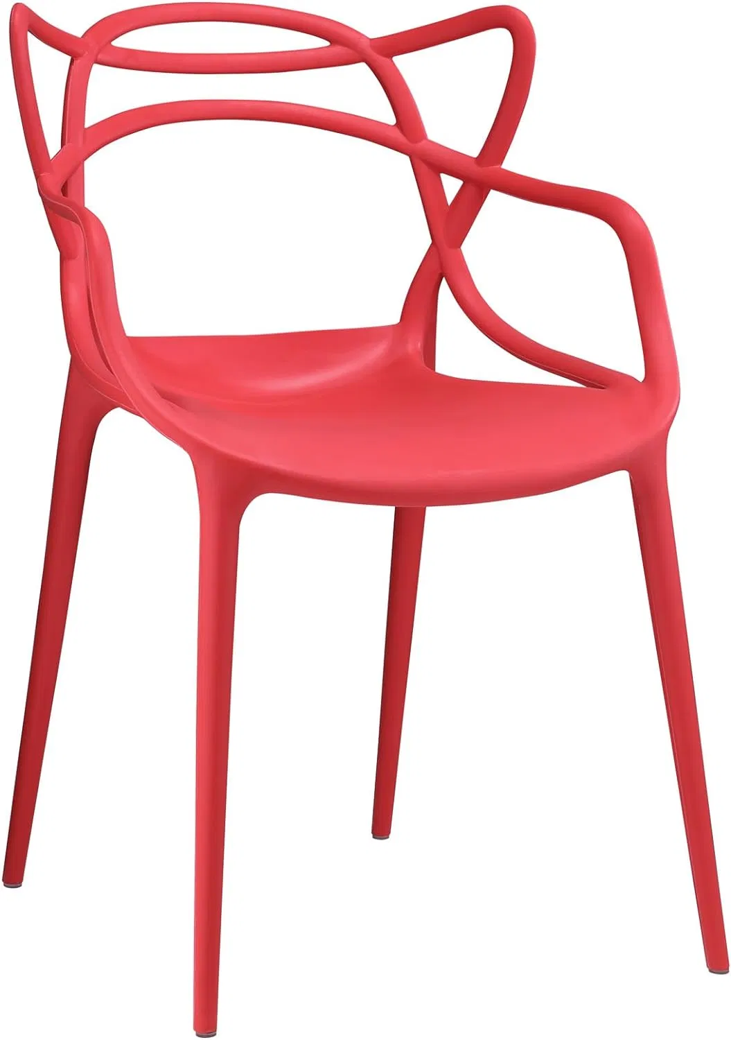 Contemporary Furniture One-piece Plastic Kitchen Chair Living Room Conference Chairs