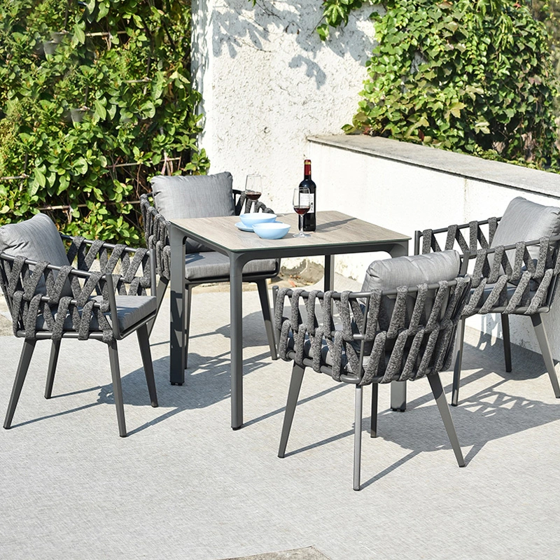 Outdoor Garden Patio Dining Room Aluminum Metal Leisure Lounge Furniture Chair