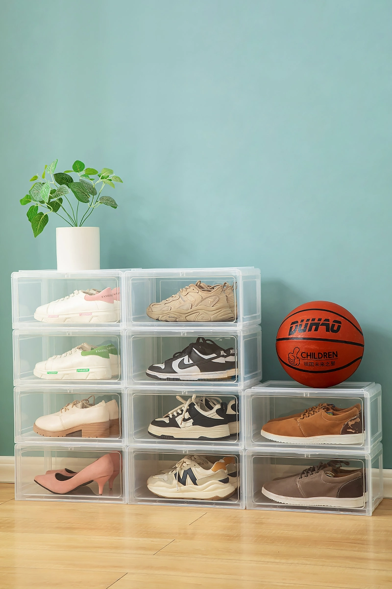 Clearview Storage Box Plastic Shoes Containers Transparent Shoes Display Box