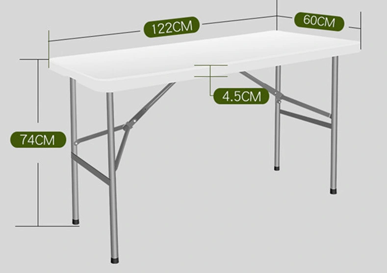 Quality Portable Hotel Banquet Wedding Dining Restaurant Oblong Folding Table