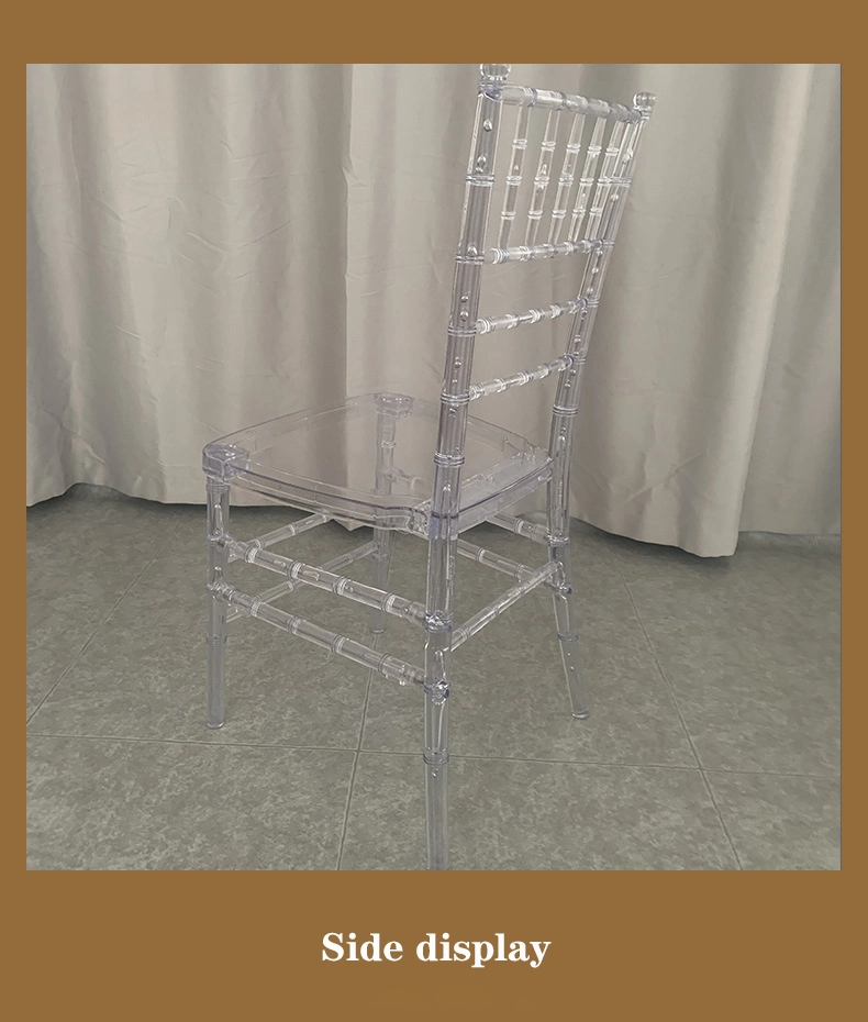 Clear Large Size Modern Ghost Side Chair Dining Room Chair