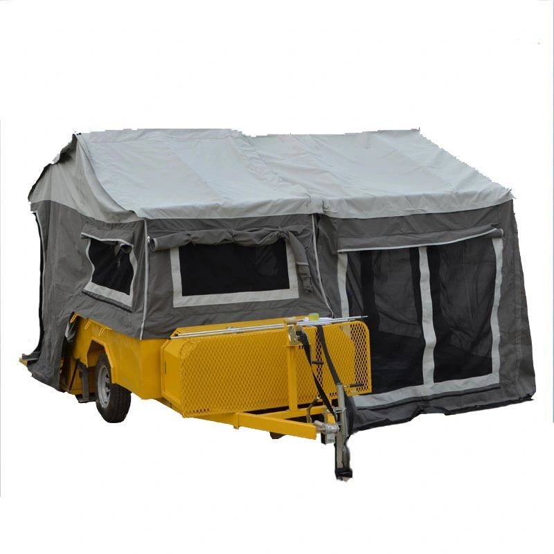 Outdoor Australia Tent Galvanized Camper Trailer