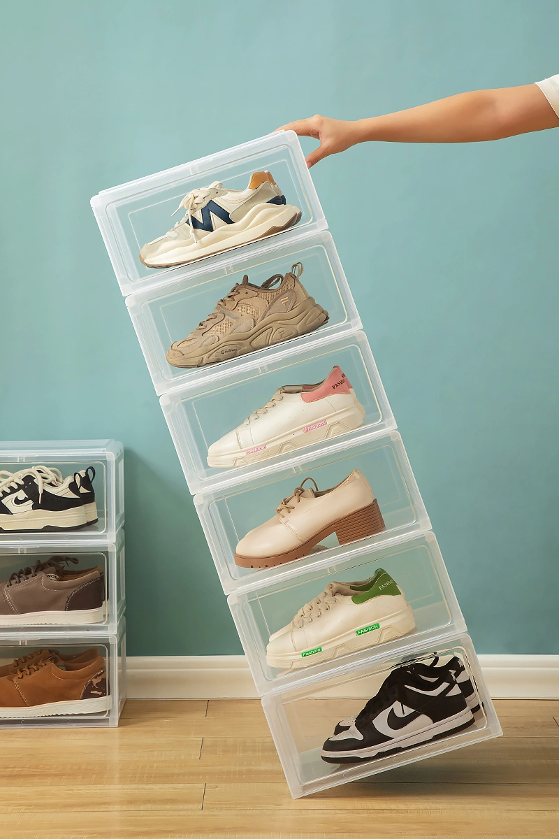 Clearview Storage Box Plastic Shoes Containers Transparent Shoes Display Box