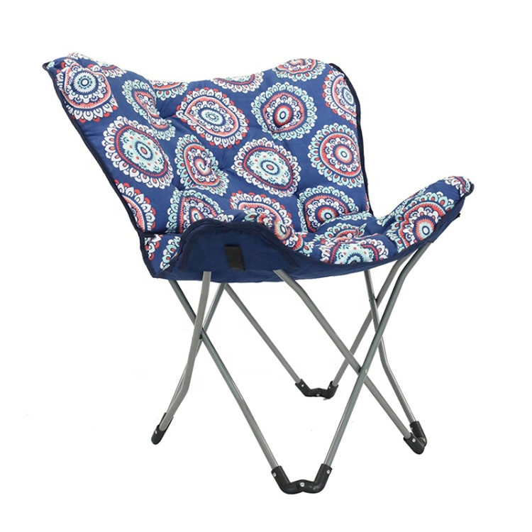 Comfortable High Back Indoor Folding Moon Butterfly Chair Camping with Replacement Covers