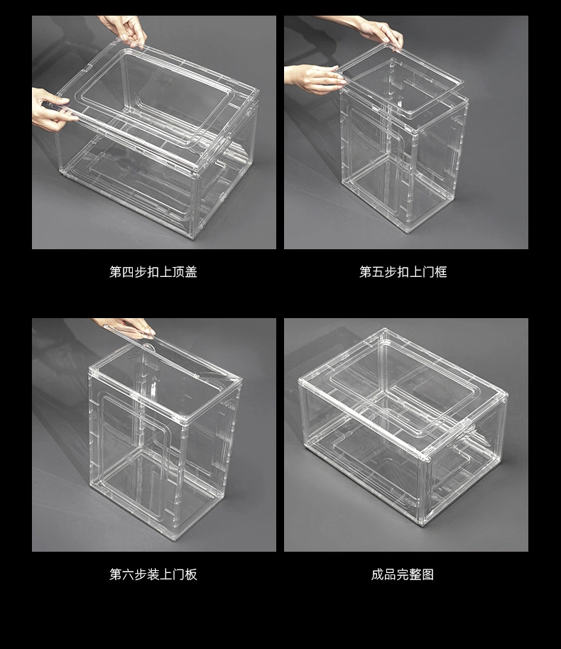 Shoe Storage Box, Clear Plastic Stackable Shoe Organizer for Closet, Sneaker Containers Bins Holders