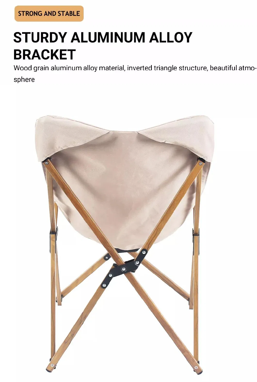 Folding Outdoor Camping Wooden Chair