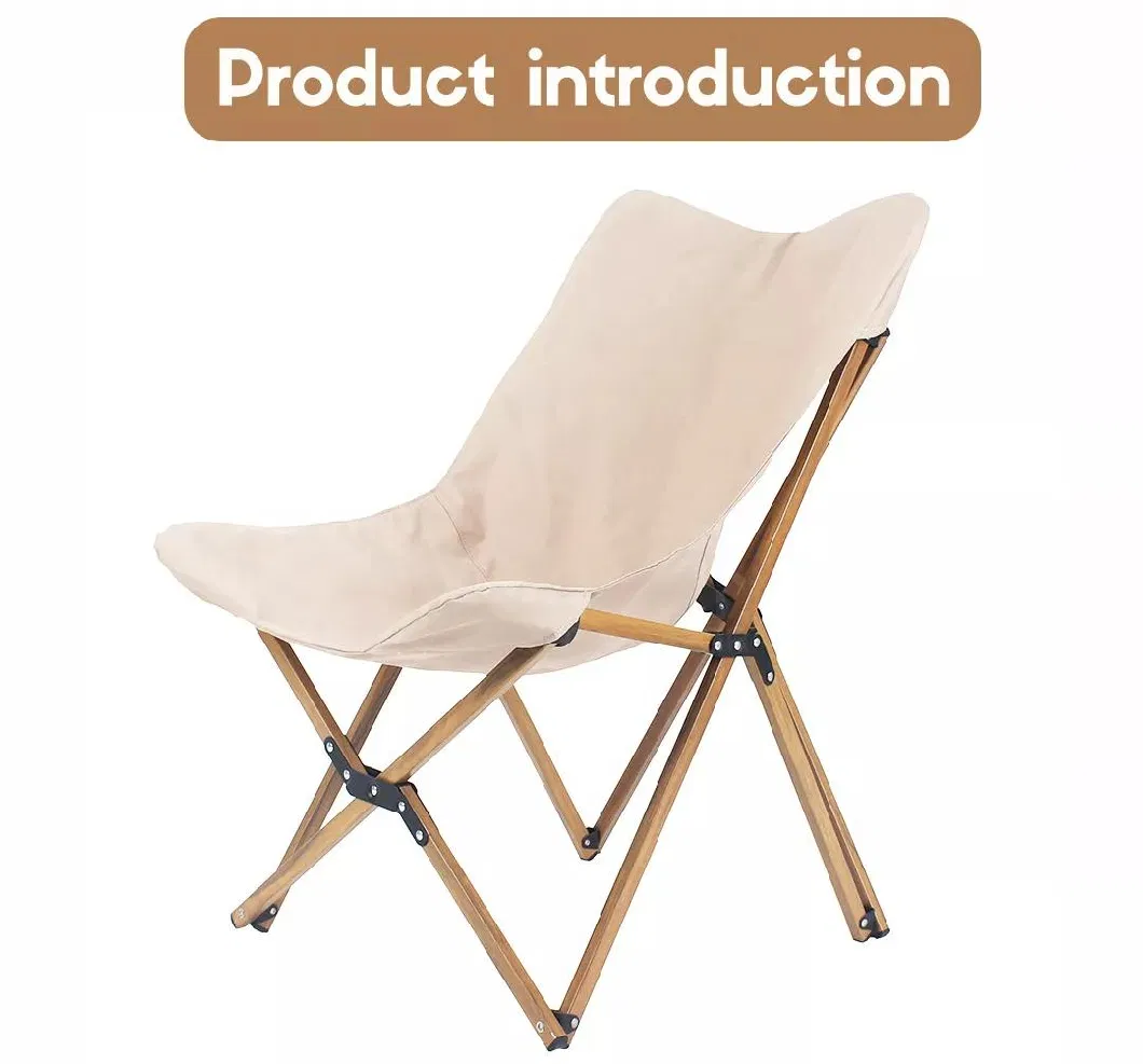 Folding Outdoor Camping Wooden Chair