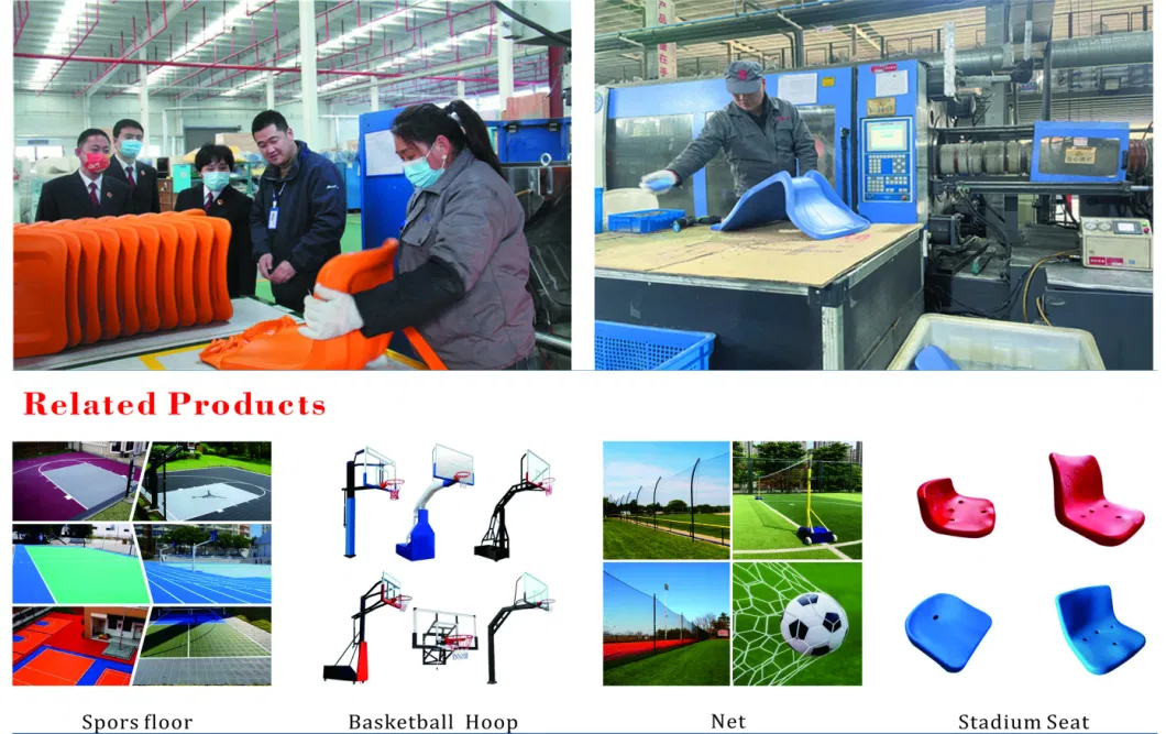 Plastic Stadium Seat Manufacturing Outdoor Indoor Gym Arena Bleacher Seating Grandstand Chairs Sports Seats Quality Assurance