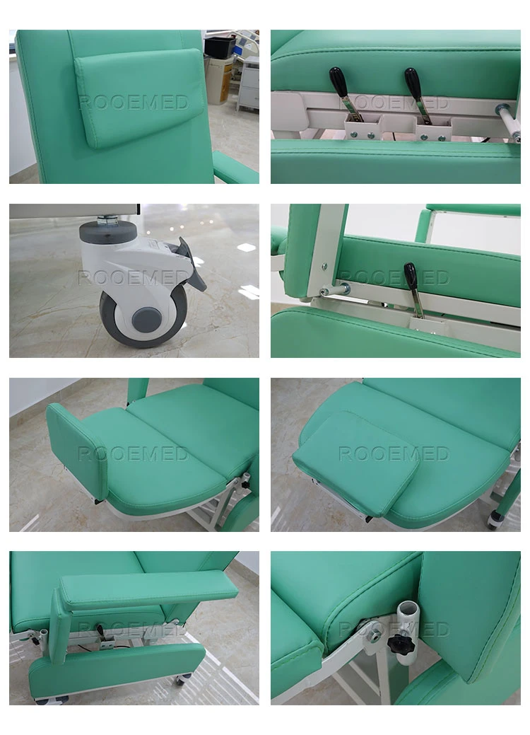 Chinese Manufacturer Medical Professional Hemodialysis Chair, Manual Dialysis Chair with 2 Function