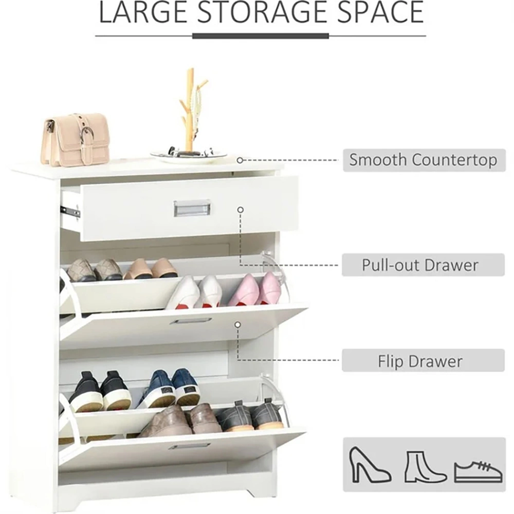 Wholesale High Quality Home Furniture 2-Tier Storage Cabinet Shoe Rack