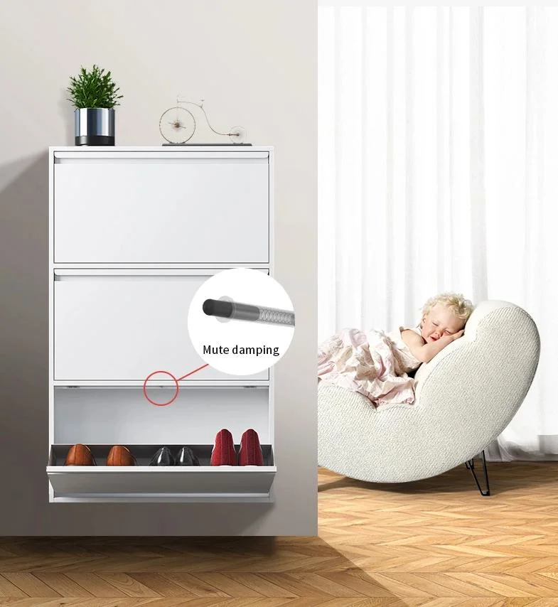 Good Quality 3 Layer /4 Layers Steel Storage Shoes Cabinet for Home Furniture