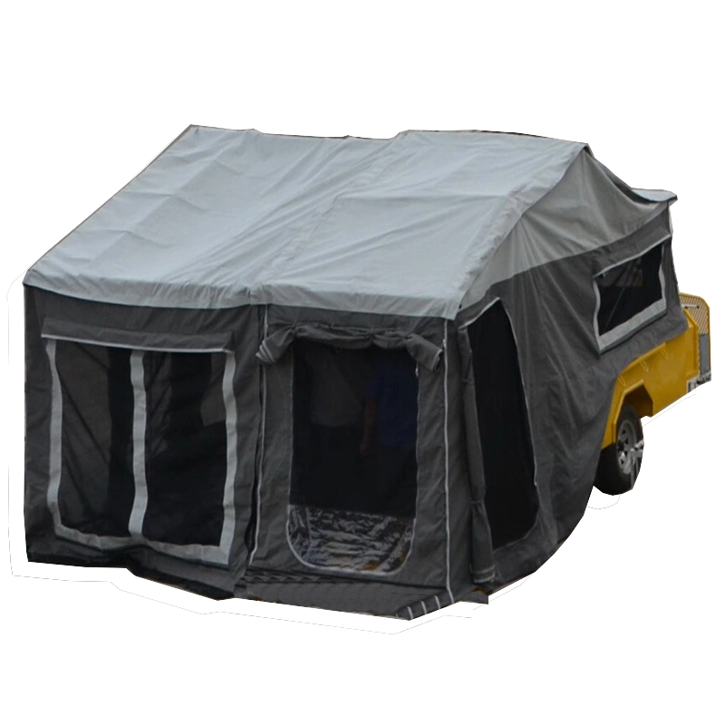 Outdoor Australia Tent Galvanized Camper Trailer