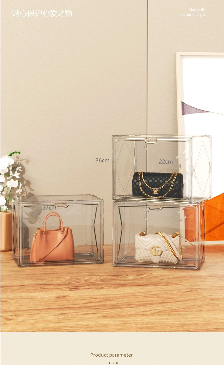 Clear Stackable Acrylic Shoe Organizer for Closet Sneaker Containers Shoe Containers