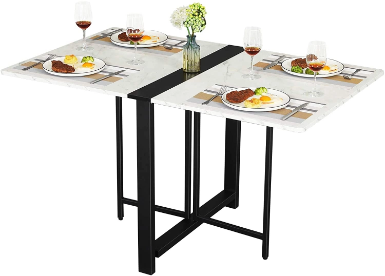 Folding MDF Wooden Dining Tables Restaurant Table