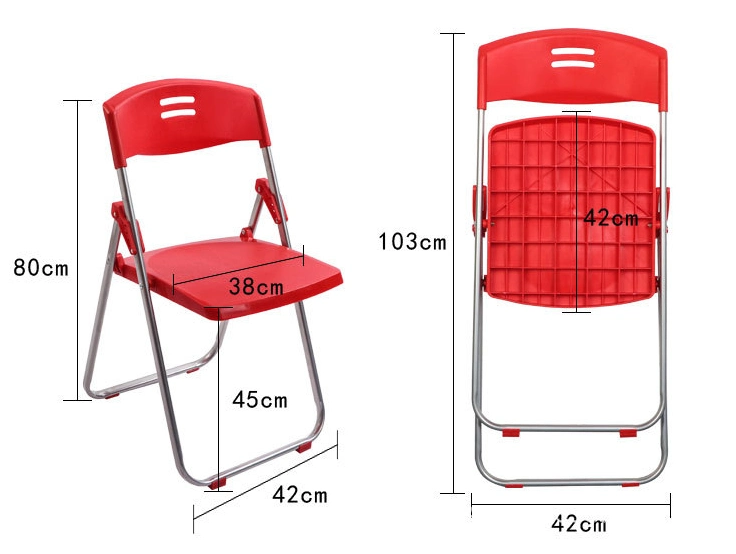 Cheap Outdoor PP Emes Resin HDPE Foldable Folding Plastic Chair