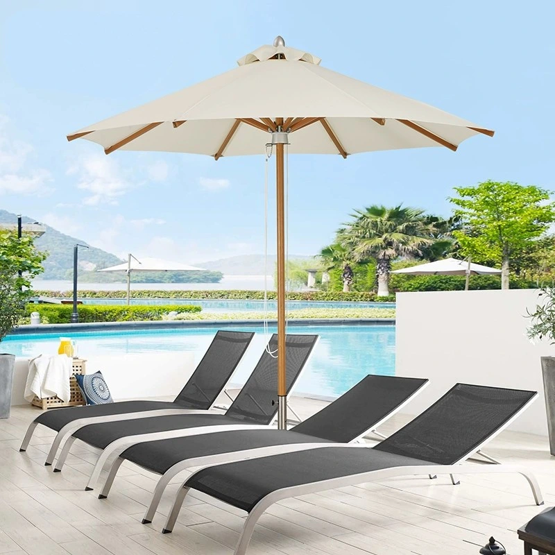 Pool Slide Sunbed Chair Beach Furniture Plastic Floding Lounge