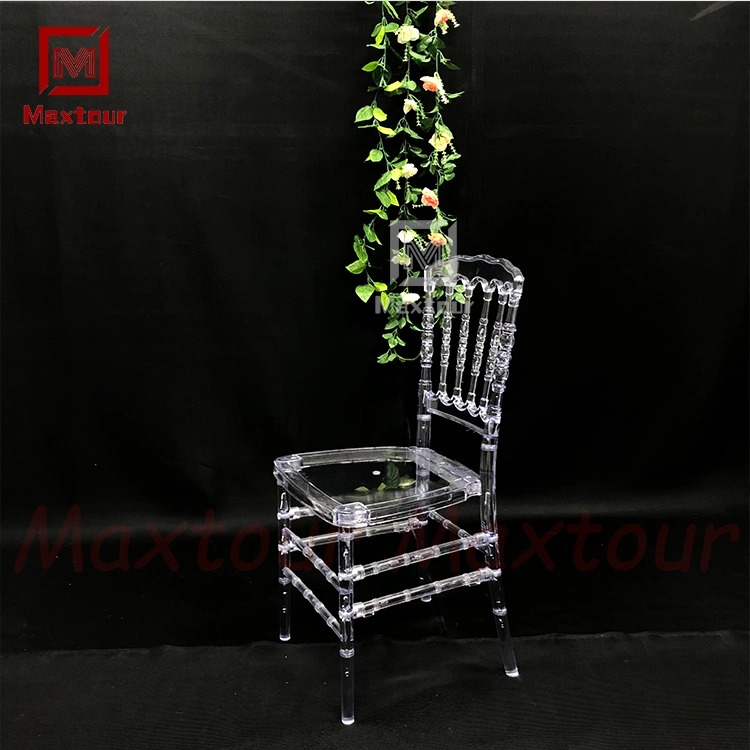 Clear Resin Acrylic Napoleon Chair for Eventos