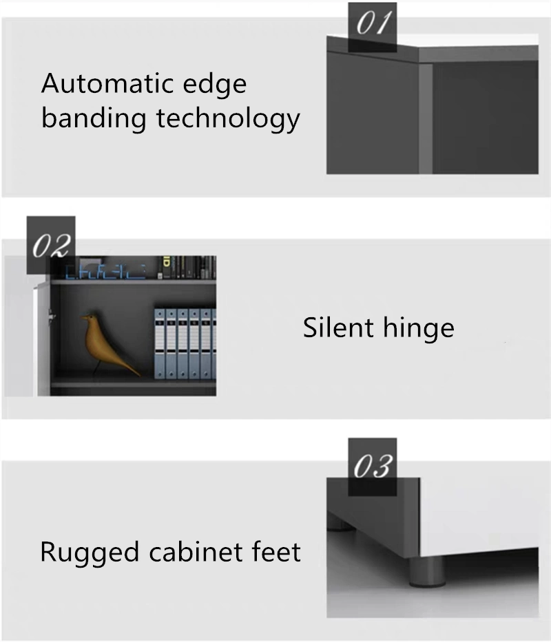 Modern Bedroom Lliving Room Furniture Oak Wood File Cabinet Shoe Storage Cabinets