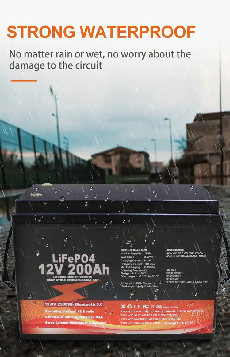 Energy Storage System LiFePO4 12V 24V LFP Li Ion Batteries 50ah 100ah 150ah 200ah 300ah 400ah Solar Lithium Battery Pack