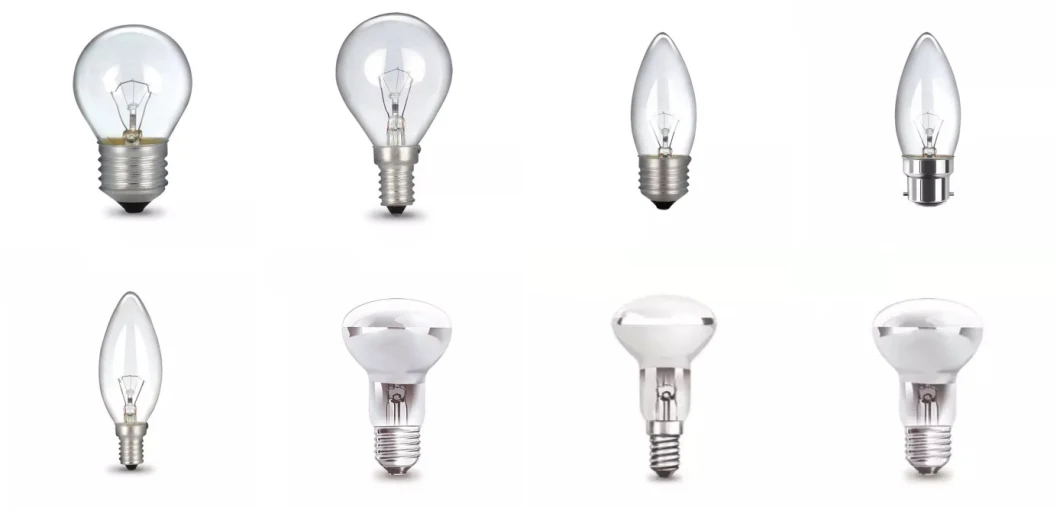 110V 220V Clear Incandescent Bulb A55 A60 A70 40W 60W 75W 100W 150W 200W E27 B22 Incandescent Bulb Lamp