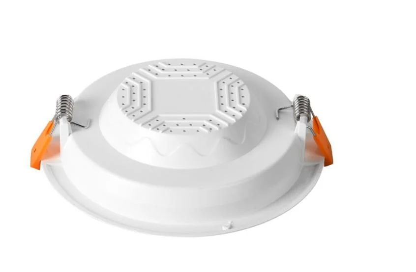 12W Ultra-Thin Embedded Ceiling Lamp with Junction Box Dimmable Airtight Downlight 5000K LED Panel Lamp