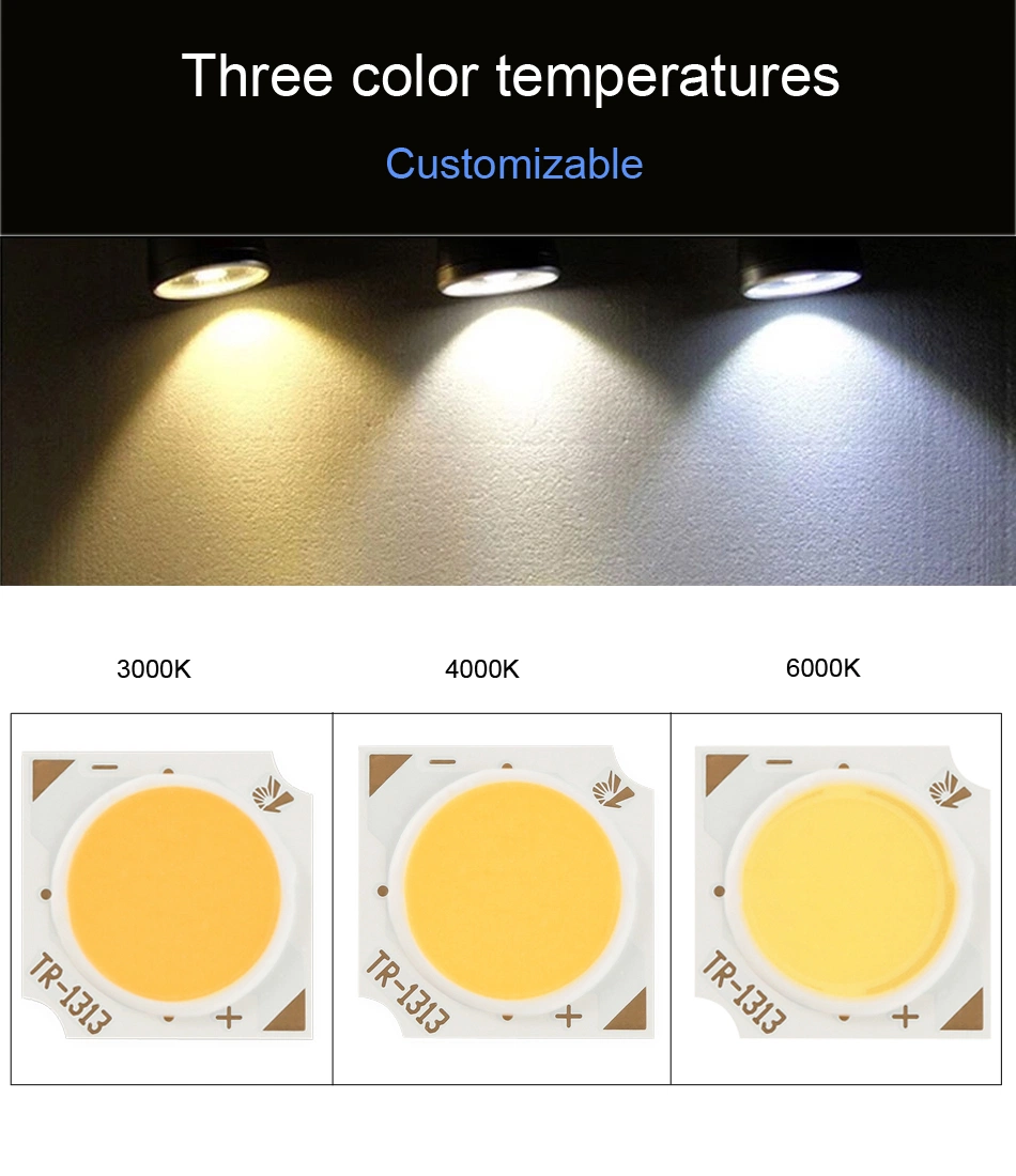 Spotlight Auto Car Lighting COB LED Chip on Board Warm Cold White for Indoor Outdoor Decor Lamp LED Chips Light