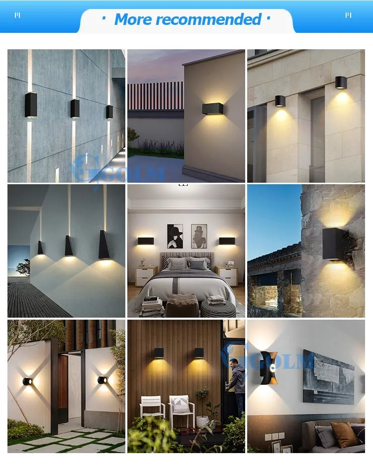 Cubic LED Light Fixture 6W LED Wall Lamp for Indoor Outdoor Lighting