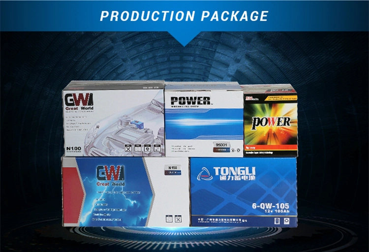 Gw Wholesale Basic Customization SMF DIN Standard Battery 12V 100ah Car Starting Auto Battery with Best Price (60044MF)