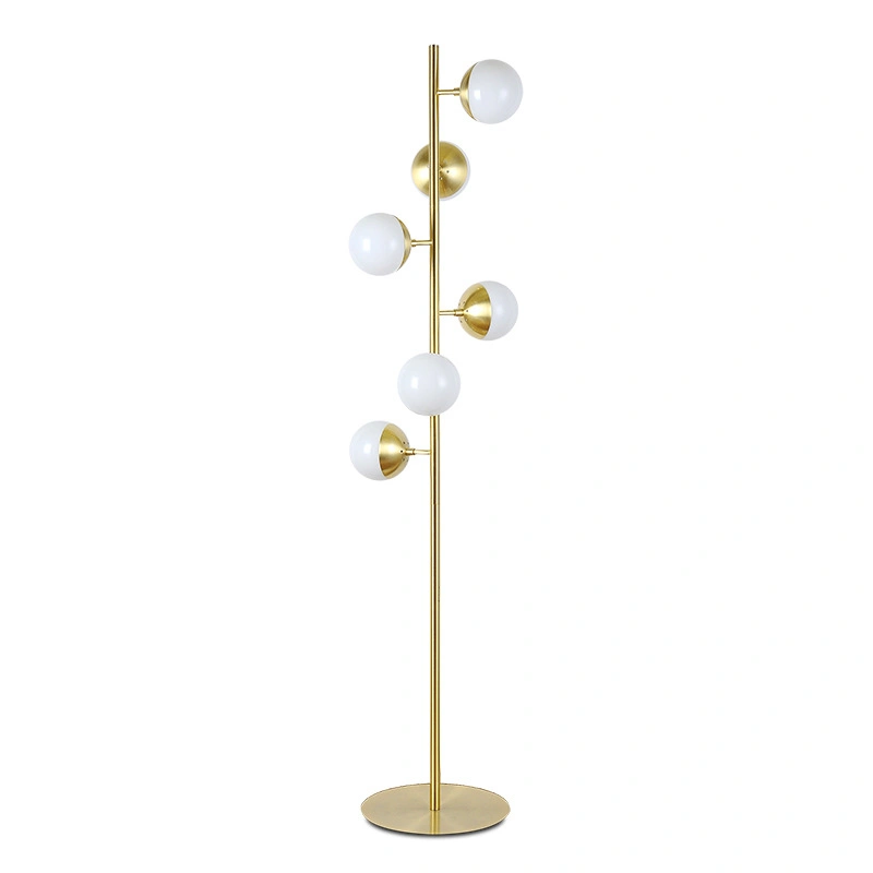 Nordic Style Modern Glass Lighting Floor Standing Floor Lamp Living Room Bedroom Study Room Lighting (WH-MFL-63)