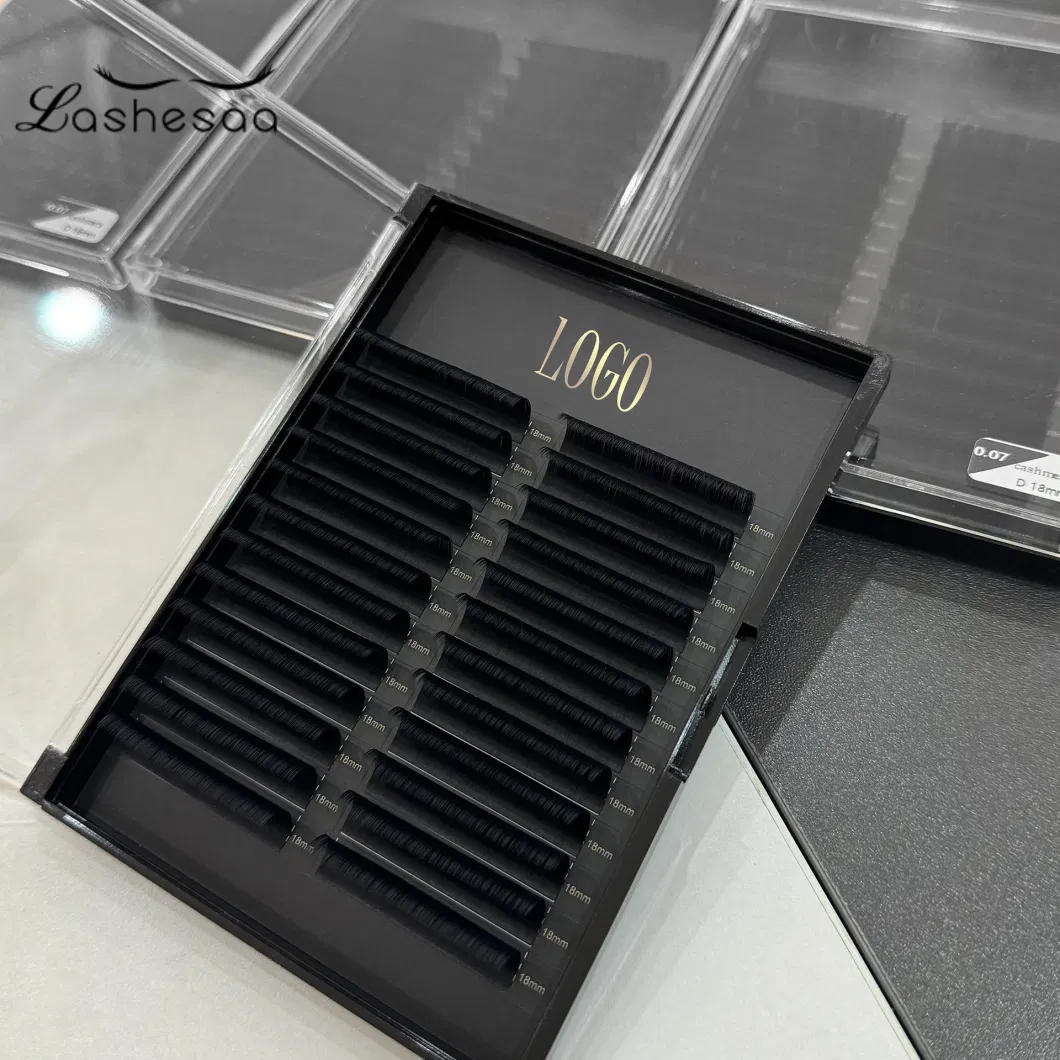 Mengfan China Wholesale Eyelash Extension Manufacturers OEM ODM Cashmere Dark Matte Eyelash Extension