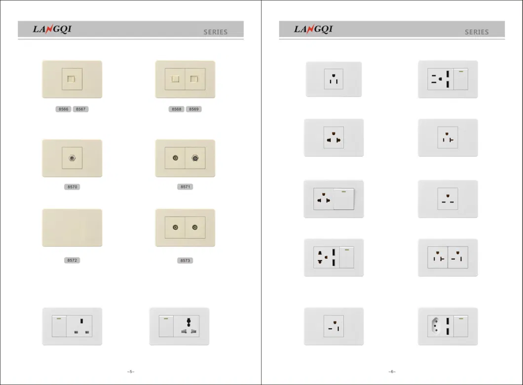 Electrical 10 a One Gang One Way Wall Light Switch 118