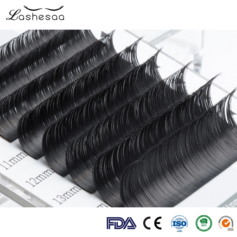 Mengfan China Wholesale Eyelash Extension Manufacturers OEM ODM Cashmere Dark Matte Eyelash Extension