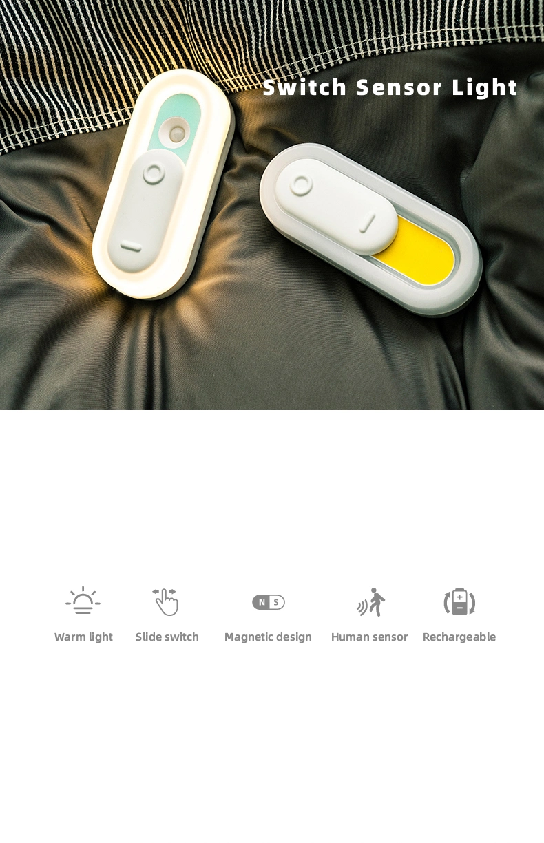 Modern Smart LED Motion Sensor Night Light by USD Charging