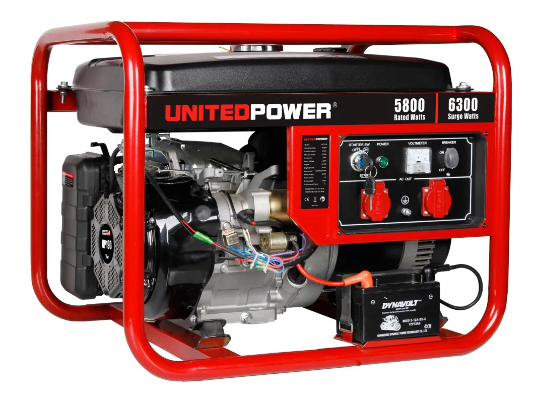 6kw 7kw 14HP Petrol Power Portable Gasoline Generator (CE EPA CARB)