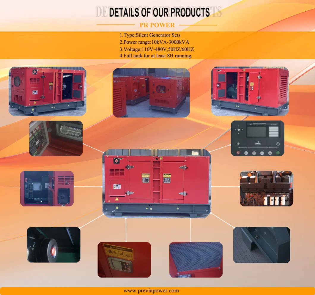 Silent Diesel Generator 8kw 10kw Three-Phase Energy Generator Price Backup Diesel Generator