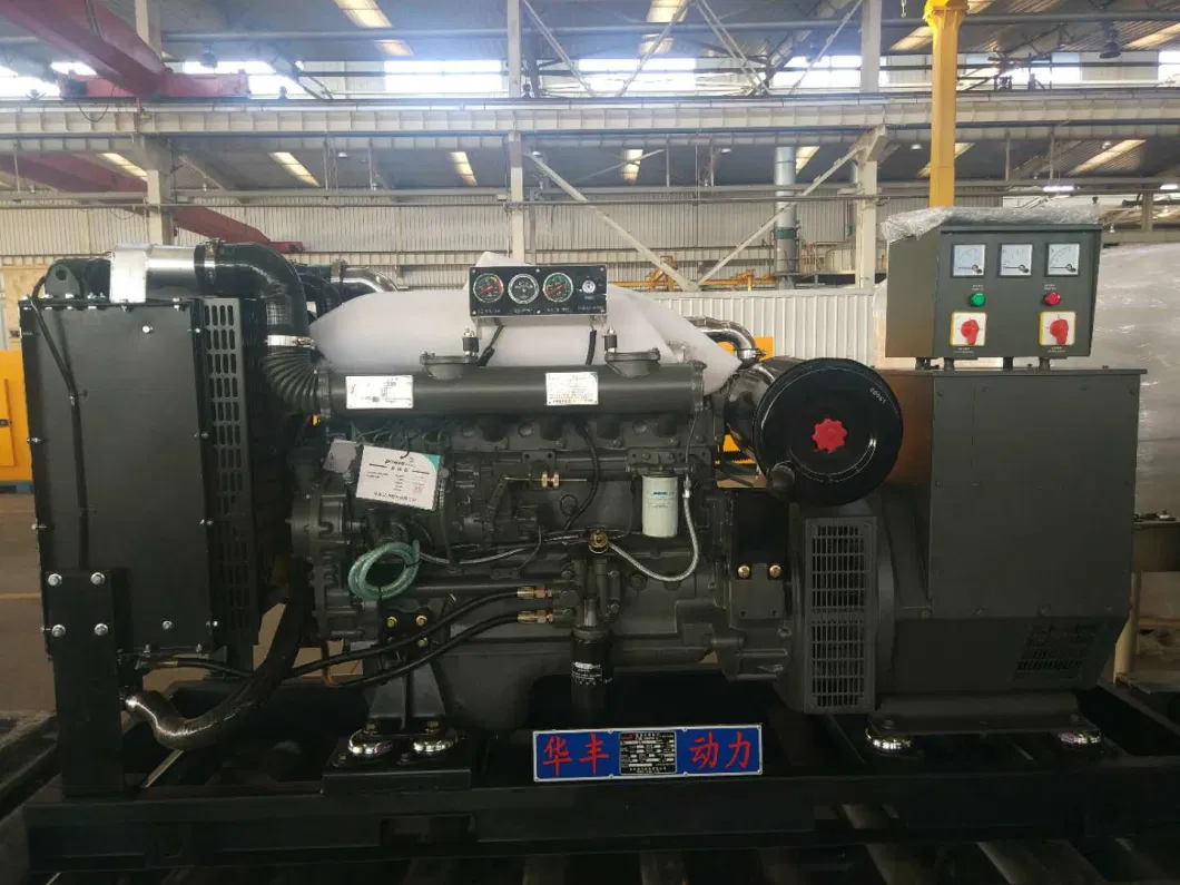 Low Fuel Consumption Compression Ignition 30/50/60/80/125 KW Three-Phase Four-Wire Water Cooled 37VA 30KW 50 HZ Diesel Generator Open Fram Diesel Generators