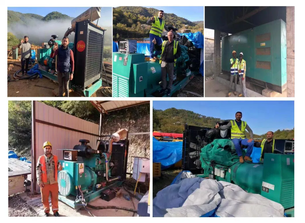 Water Cooled 300kw Diesel Generator Cummins/Yc Diesel/Yuchai Engine 375kVA Power Electric Generator Open/Silent Type