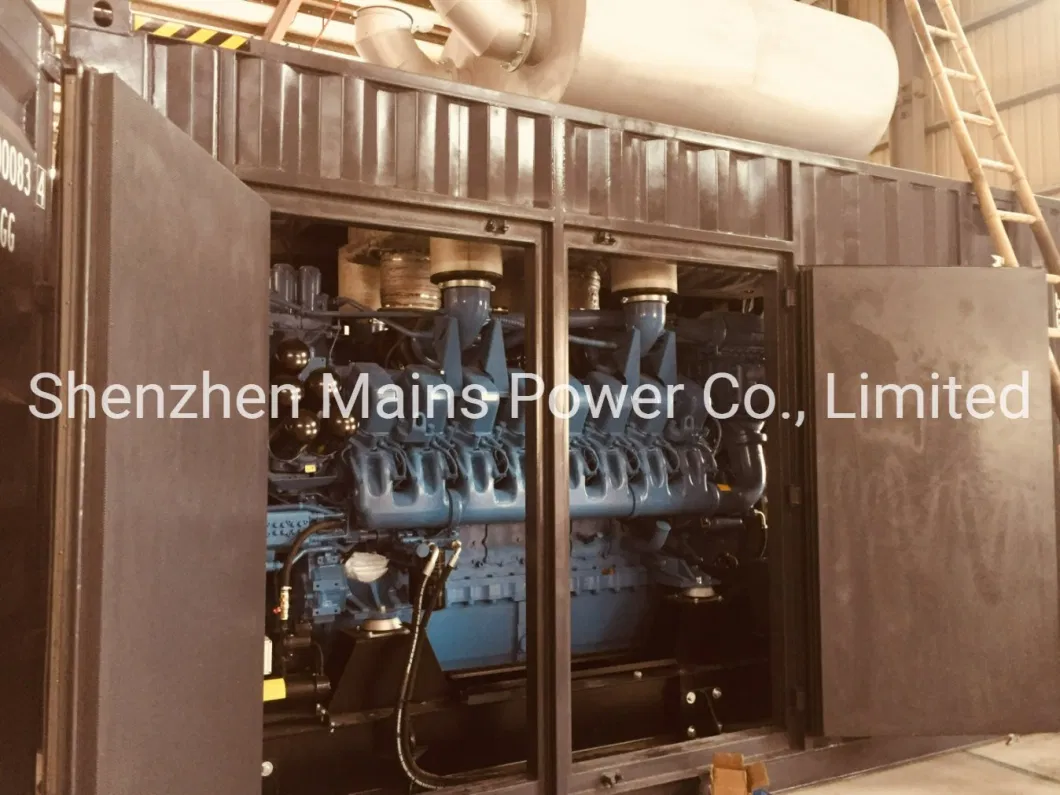 2250kVA 1800kw Mtu Diesel Generator Standby Power Plant 16V4000g23 Engine