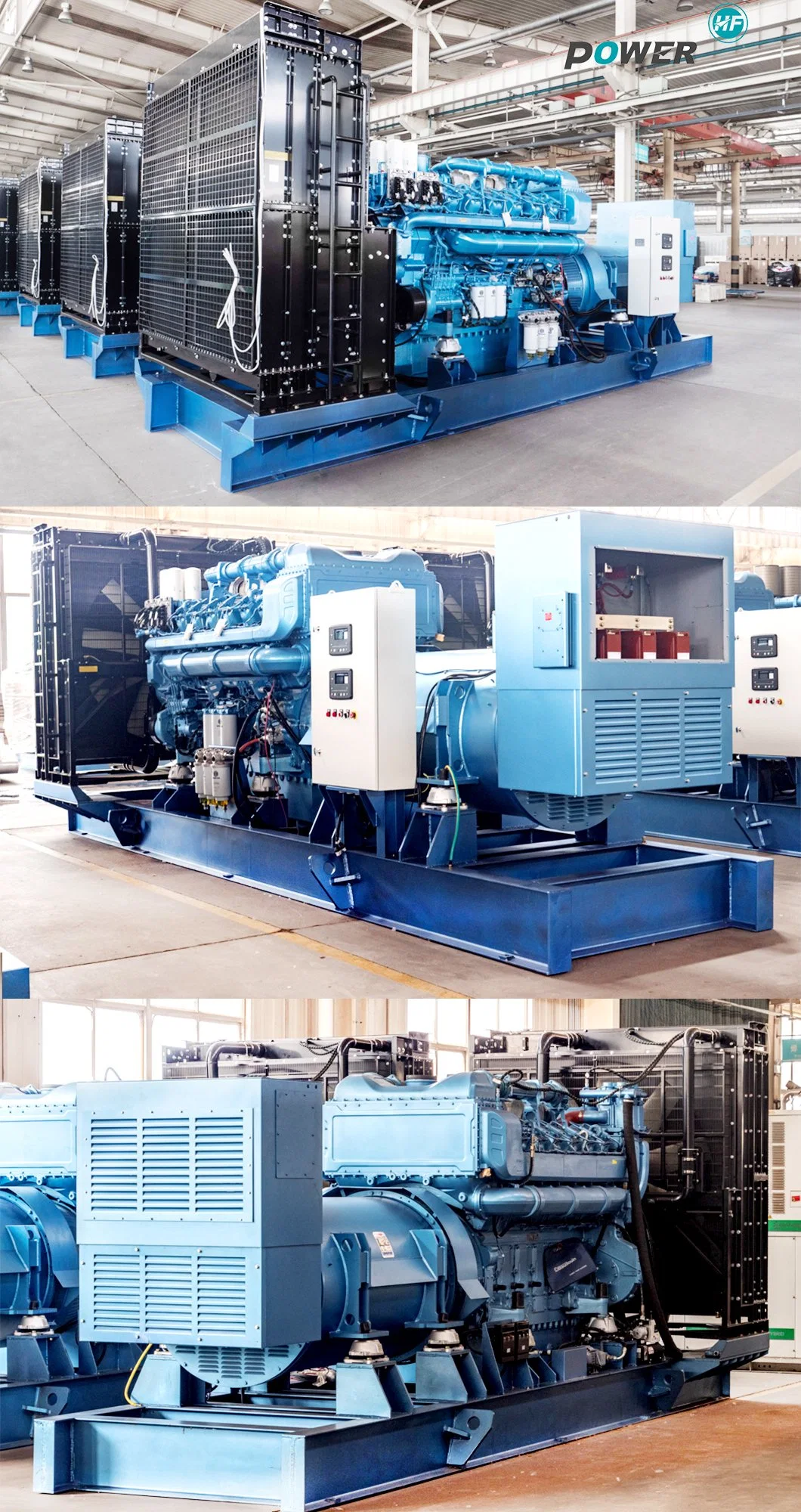 20kVA-2500kVA Mitsubishi/Perkin/Sdec/Yangdong Silent Diesel Power Electric Generator Power Station Generating Set Genset