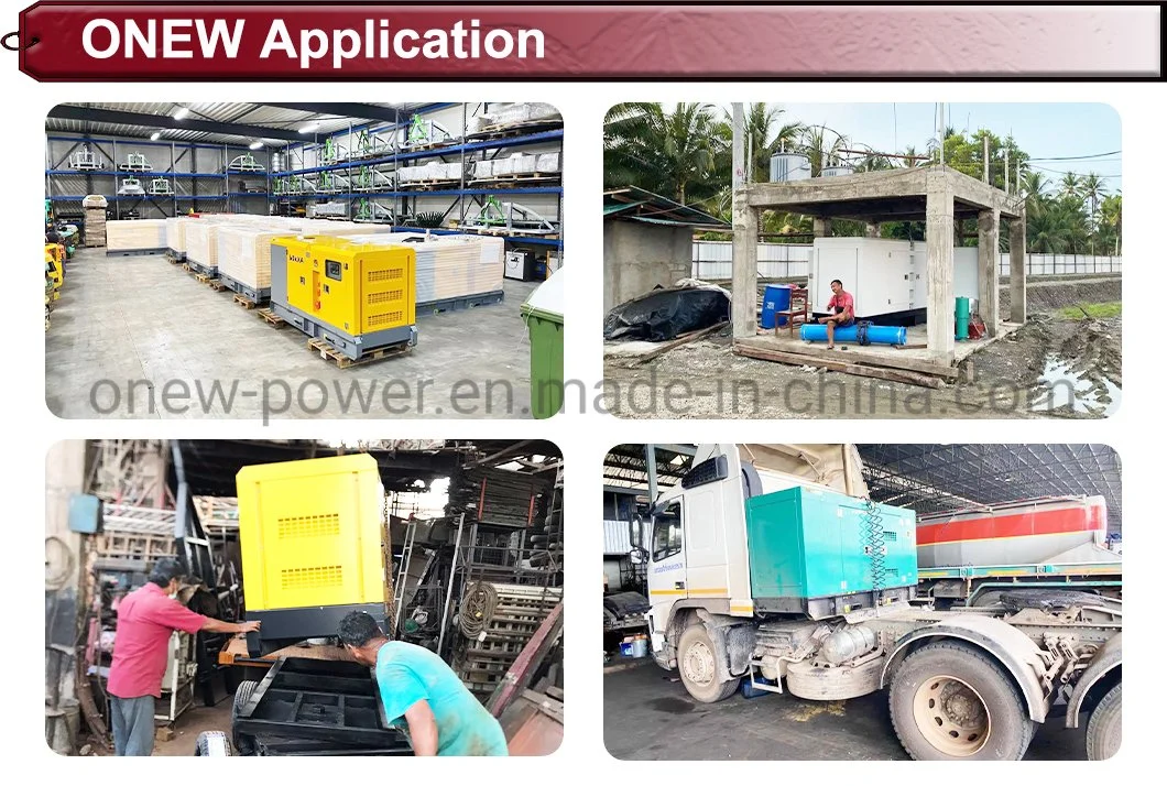 Newage 300kv/300kVA/240kw Yuchai Silence Diesel Military Generator Compressor Steam in Italy