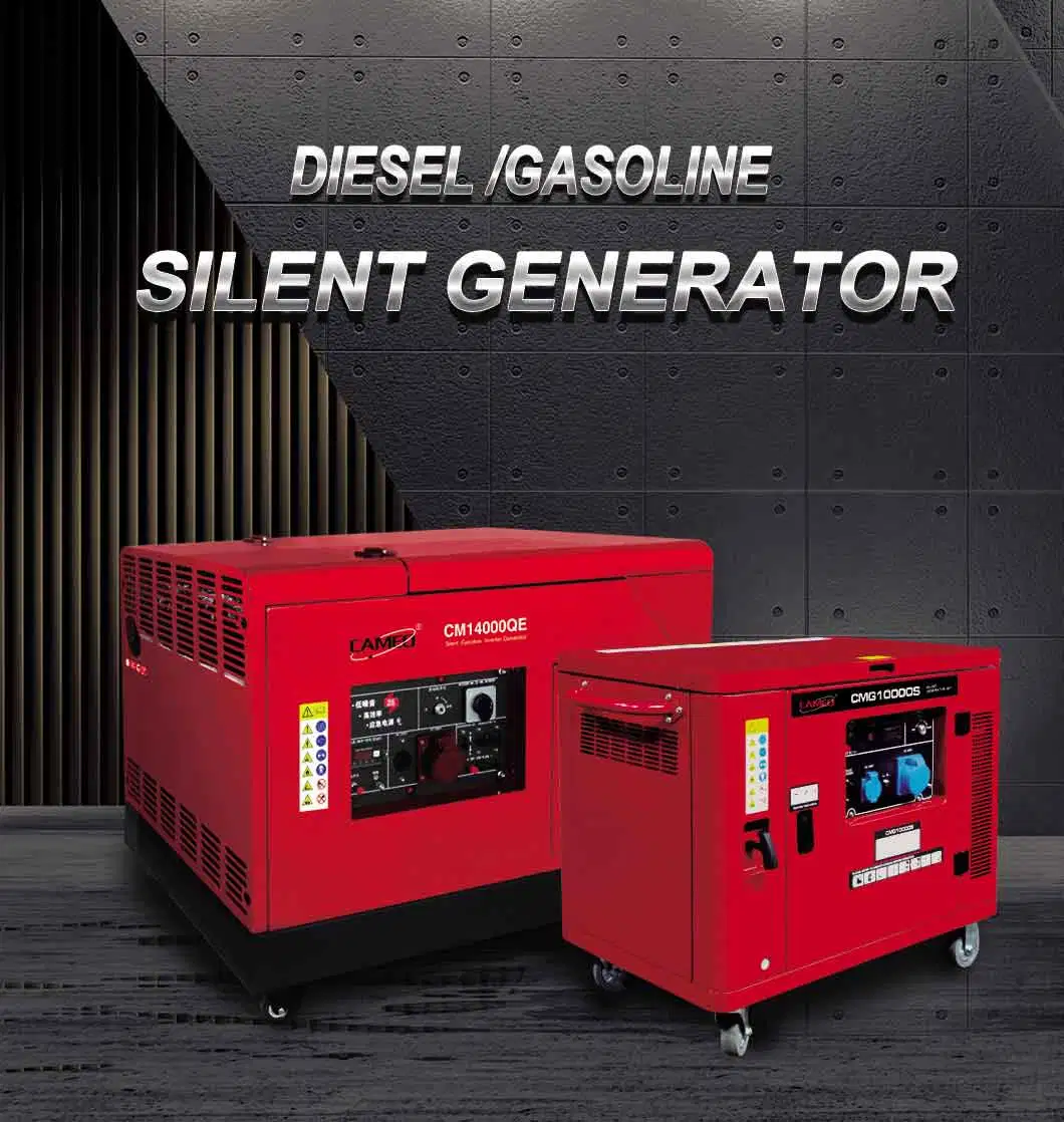 5kVA to 10kVA Portable Inverter Silent Gasoline Generator Set Price 5kw 6kw 7kw 8kw 10kw 6kVA 7kVA 8kVA Kw kVA Petrol Gas Electric Power Generator for Sale