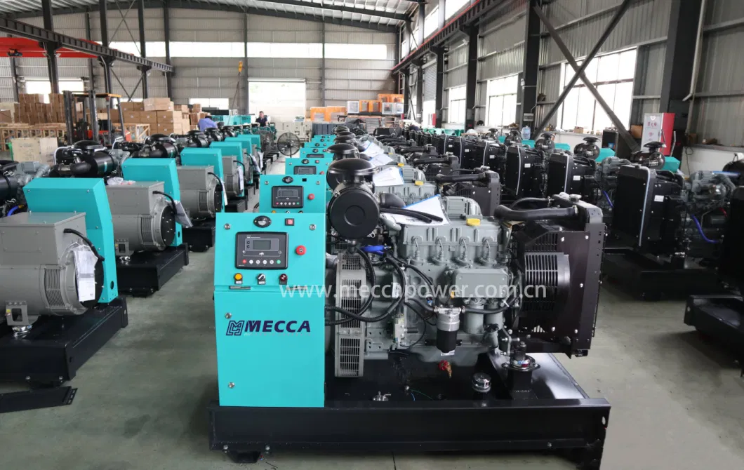 Mecca Silent Dg Set 10/15/20/25/30/40/50/75/100 kVA Kw Power Diesel Generator Deutz/Air Cooled Beinei/Perkins/Kubota/Yanmar/Yangdong/FAW/Isuzu for Telecom