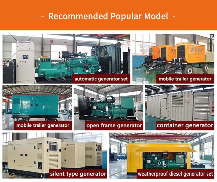 Silent Diesel Generator Set 200/250/300/500 Kw 350kw Factory Hotel Emergency Power Supply Electric Generator Made in China