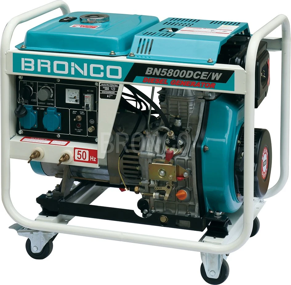 Bronco 2kw/2kVA Open Frame Type Diesel Generator Welding Diesel Generator