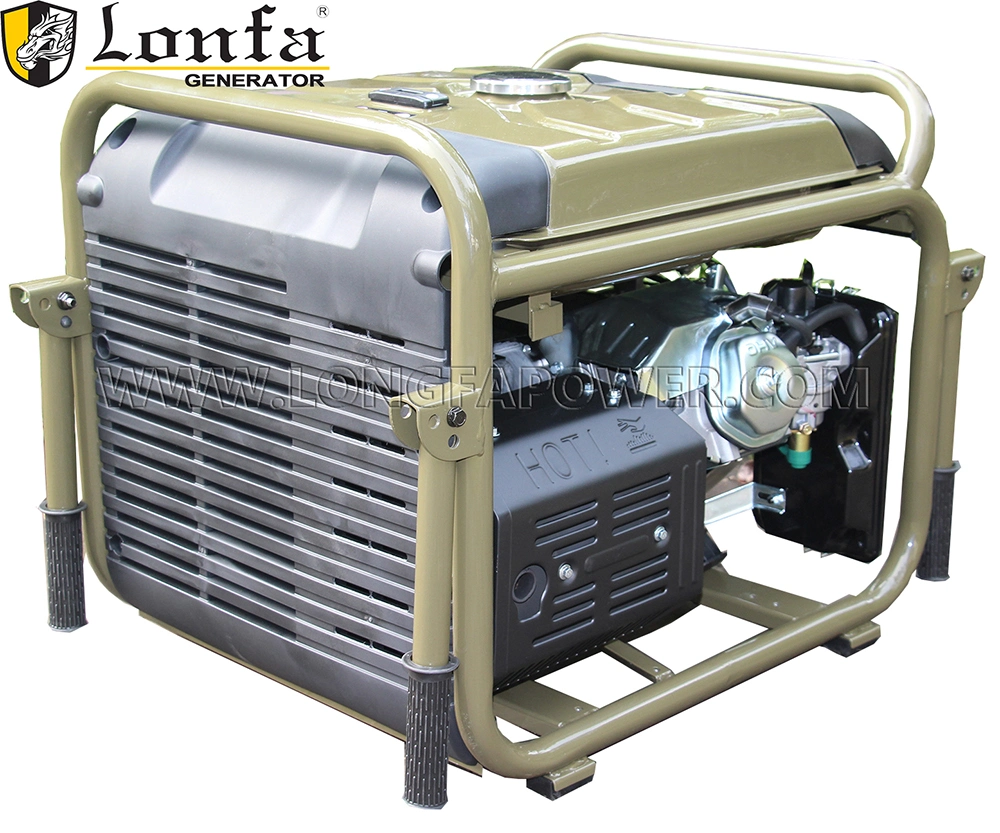 3kw 3K 5kw 5kVA 6.5kw 6.5K 7kVA 8K Air Cooled Resistant Brushless Power by Hondaengine 15HP Portable Silent Military Thd&lt;3% Inverter Petrol Gasoline Generator