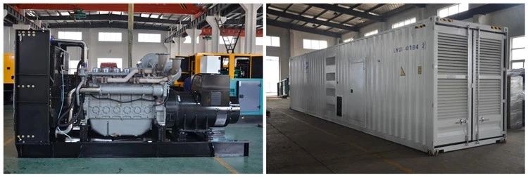 1000 Kw Mtu Diesel Generators with Naked in Container