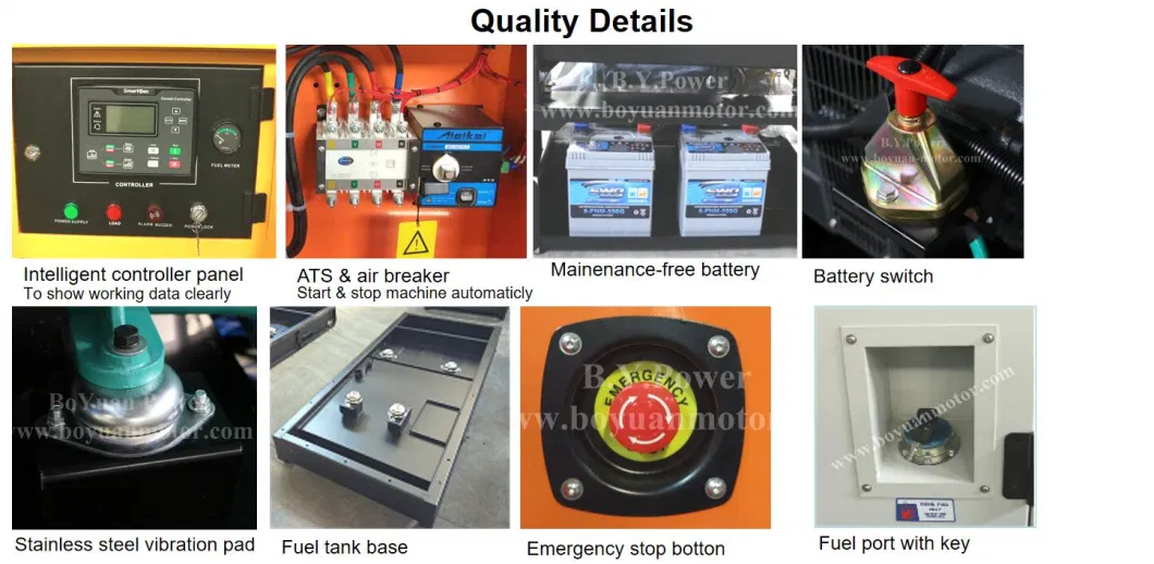 1000 Running Hours Warranty Cummins Silent Diesel Generator 28kVA 22kw