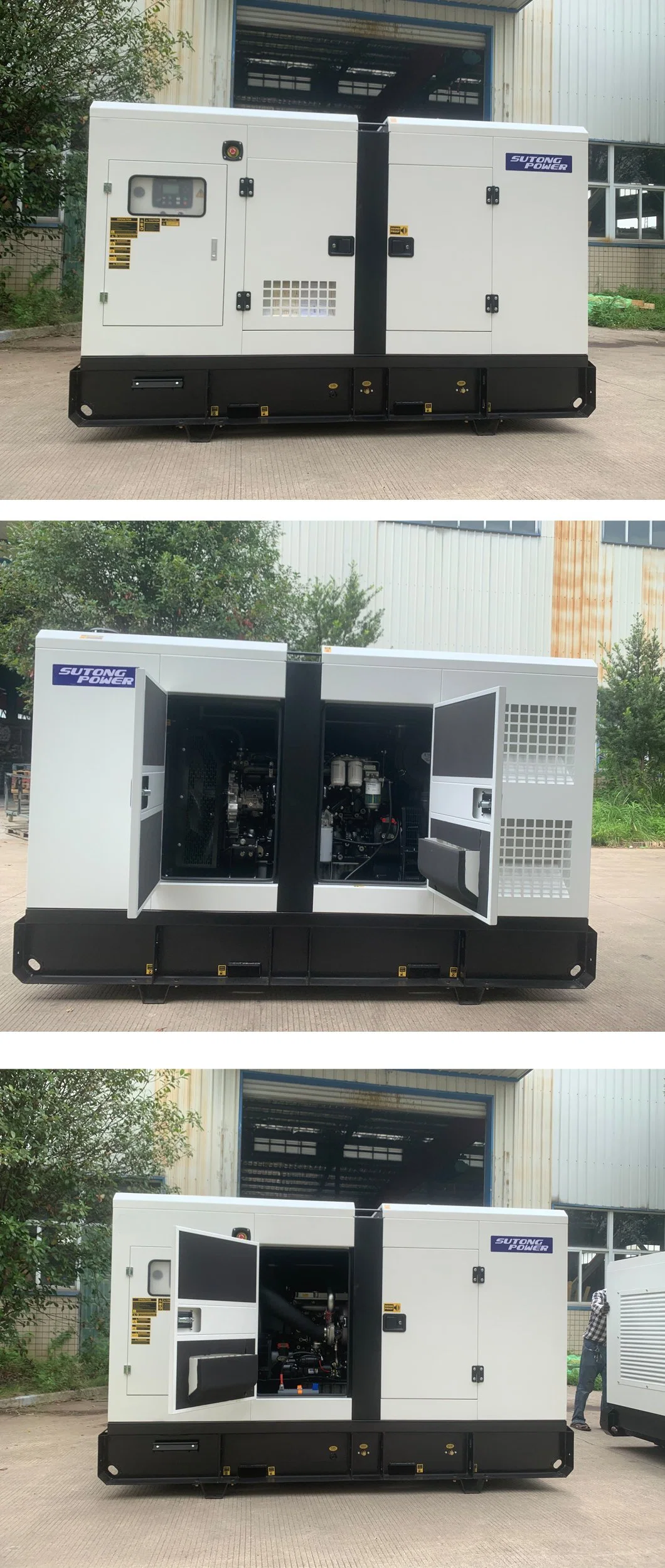 Sutong Power 5kVA-2500kVA Open/Silent/Trailer Type Electric Industrial Diesel Generator Powered by Cummins/Perkins/Deutz/Isuzu/Kubota/Shangchai/Yuchai/Ricardo