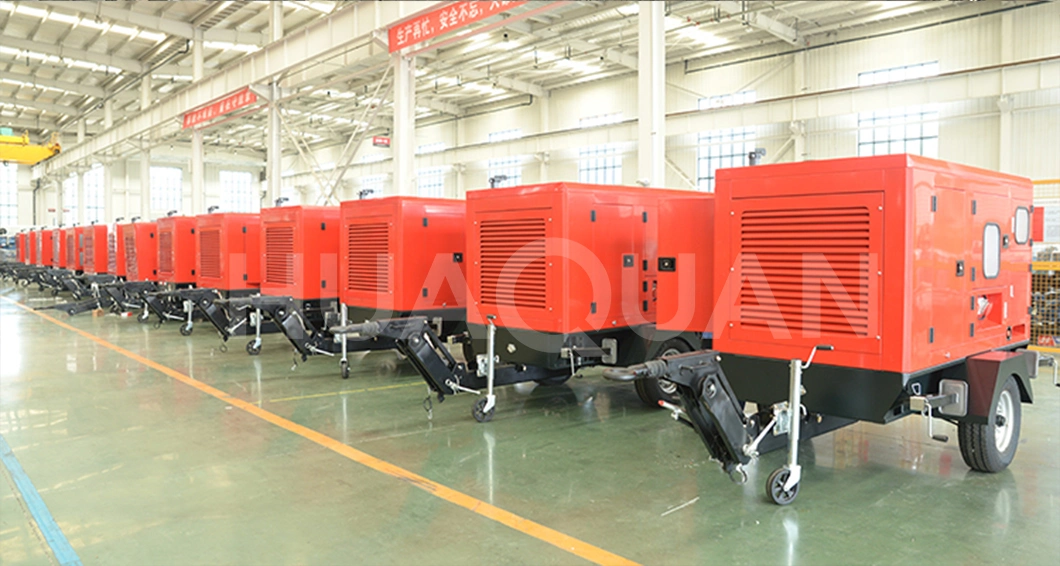 Trailer Type 100kw/120kw/150kw/200kw/250kw/300kw/350kw/400kw Pkns Portable Engine Diesel Generator